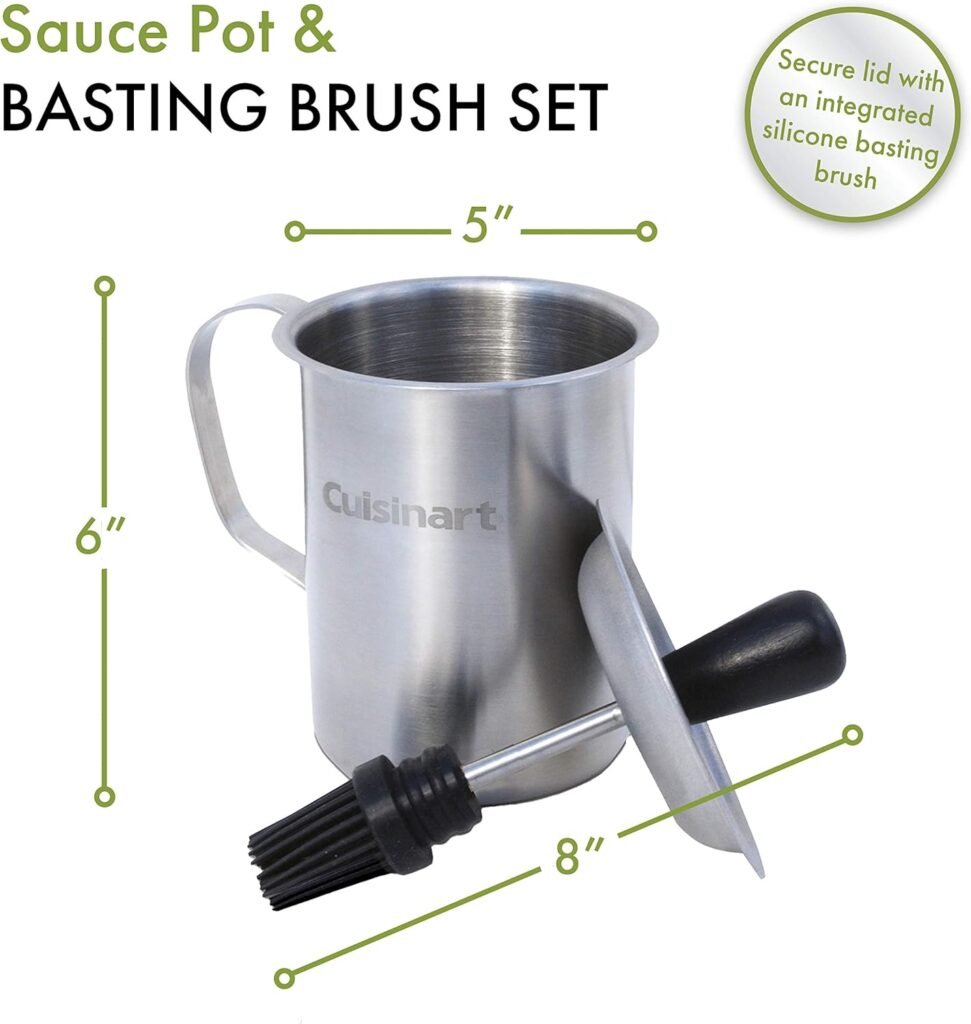 Cuisinart CBP-116 Sauce Pot and Basting Brush Set